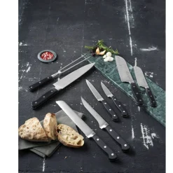 Sale Lion Sabatier International Pluton Knivsæt 8 dele Stål/Sort