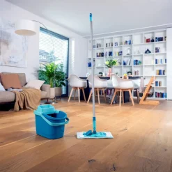 Hot Leifheit Power Clean M Gulvvasker micro duo Turkis