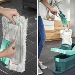 Best Leifheit Profi XL Gulvvasker teleskop micro duo Hvid/Gr&oslash;n