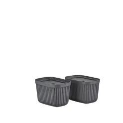 New Zone Denmark Pulp Opbevaringsboks 2 stk. Black