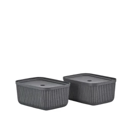 New Zone Denmark Pulp Opbevaringsboks 2 stk. Black