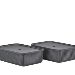 New Zone Denmark Pulp Opbevaringsboks 2 stk. Black