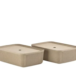 Best Zone Denmark Pulp Opbevaringsboks 2 stk. Natural Brown
