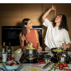 Online Rösle PureElements Stegepandesæt 2 dele Stål/Sort