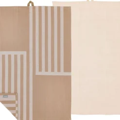 Online Södahl Reflection Viskestykke 2 stk. Warm Taupe