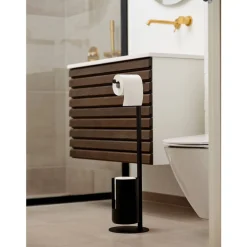 Clearance Zone Denmark Rim Fritstående toiletrulleholder Black
