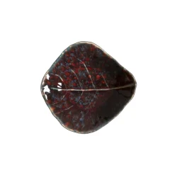 New Costa Nova Riviera Miniskål blad Granatr&oslash;d/sort nistret