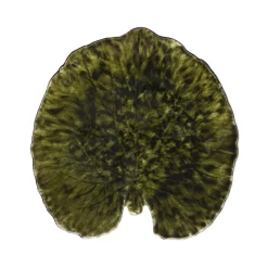 Costa Nova Riviera Tallerken åkandeblad M&oslash;rkegr&oslash;n