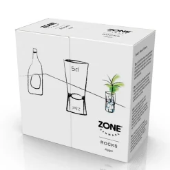 Zone Denmark Rocks Målebæger Polished Steel