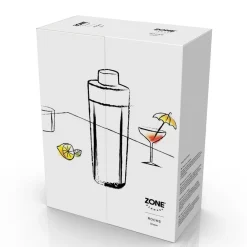 Best Zone Denmark Rocks Shaker Polished Steel