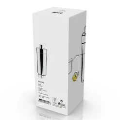 Best Zone Denmark Rocks Shaker Polished Steel