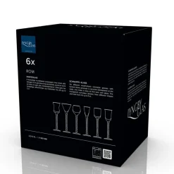 New Lyngby Glas Rom Snapseglas 6 stk. Klar