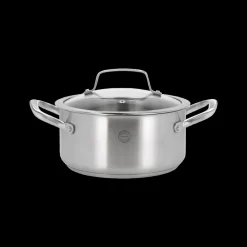 Clearance Pillivuyt Gourmet Roya Gryde med glaslåg Stål