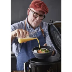 HOLM Rund Silikoneform til airfryer Grå