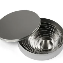 Online Blomsterbergs Rund Udstikkersæt 9 stk. Metal