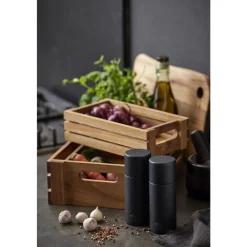 HOLM Salt- og peberkværnsæt Sort