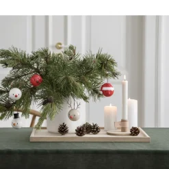 Hoptimist Santa Claus Bumble Juleophæng 2 stk. Red