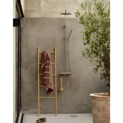 Clearance Zone Denmark Sauna Badehåndklæde Terracotta/Camel/Lupine