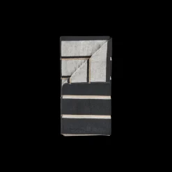 Discount Zone Denmark Sauna Håndklæde Black/Soft Grey/Camel