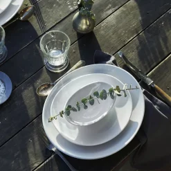 Outlet Pillivuyt Serie Originale Tallerken oval stor Hvid