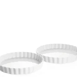 Hot Pillivuyt Serie Originale Tærteform nr. 8 og 9 2 dele Hvid