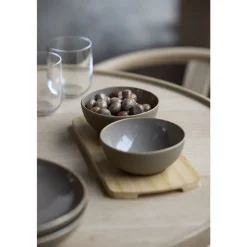 New Villa Collection Shoku Bambusbakke med 2 skåle Warm Brown