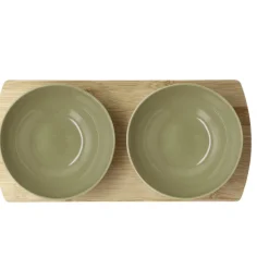Sale Villa Collection Shoku Bambusbakke med 2 skåle Pure Green