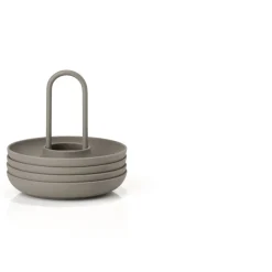 New Zone Denmark Singles Æggebæger 5 dele Taupe