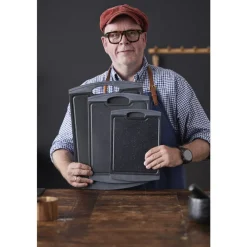 Outlet HOLM Skærebræt M&oslash;rkegrå