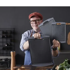 Outlet HOLM Skærebræt M&oslash;rkegrå