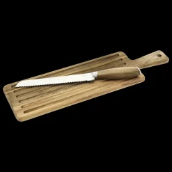 New HOLM Skærebræt med brødkniv Natur