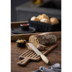 New HOLM Skærebræt med brødkniv Natur