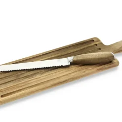 New HOLM Skærebræt med brødkniv Natur