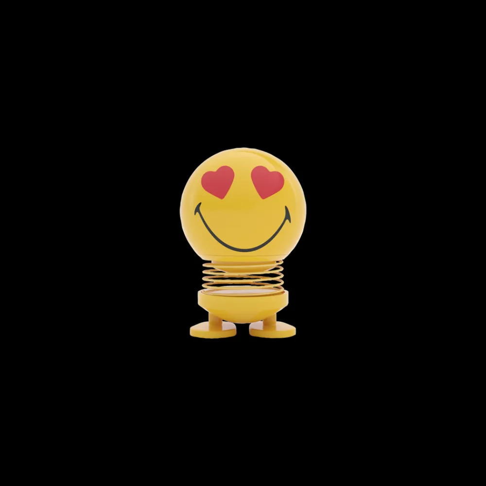 Online Hoptimist Smiley Love Yellow
