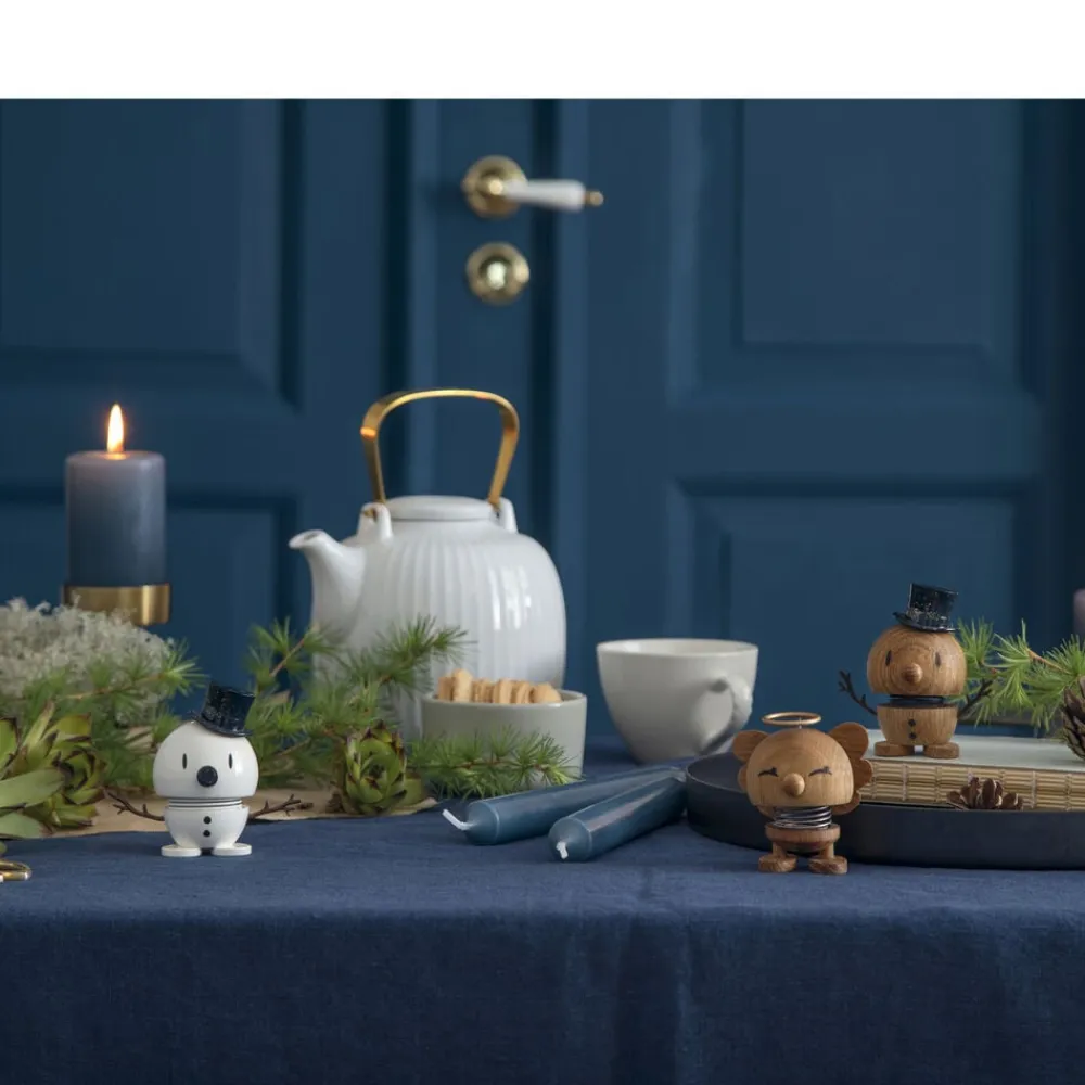 Hot Hoptimist Snowman White/Blue