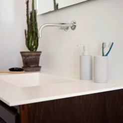 Best Zone Denmark Solo Tandbørstekrus Soft Grey