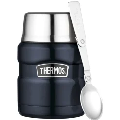 Clearance Thermos Stainless King Madtermoflaske M&oslash;rkeblå