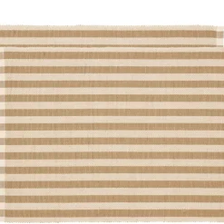 New Södahl Statement Stripe Dækkeserviet 2 stk. Beige