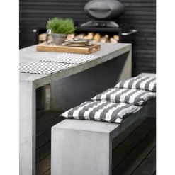 Outlet Södahl Statement Stripe Dækkeserviet 2 stk. Ash