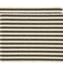 Outlet Södahl Statement Stripe Dækkeserviet 2 stk. Ash