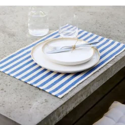 New Södahl Statement Stripe Dækkeserviet 2 stk. Blue