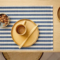 New Södahl Statement Stripe Dækkeserviet 2 stk. Blue