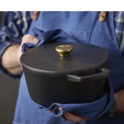 Online HOLM Støbejernsgryde Sort