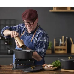 Hot HOLM Støbejernsgryde Sort