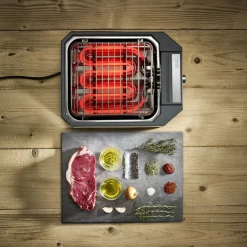 New Severin Steakgrill 2300 watt Sort/S&oslash;lv