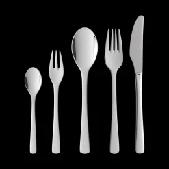 Clearance Gense Steel Line Bestiksæt 60 dele Blankt stål