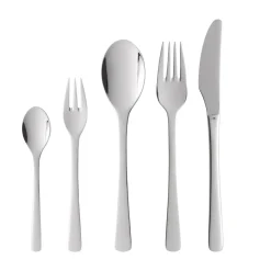 Clearance Gense Steel Line Bestiksæt 60 dele Blankt stål