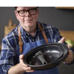 HOLM Stegepandesæt aftagel. håndtag Sort