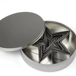 Outlet Blomsterbergs Stjerne Udstikkersæt 9 stk. Metal