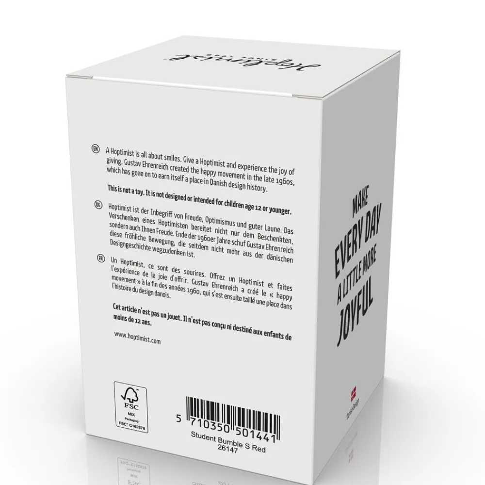 Hot Hoptimist Student Bumble Red